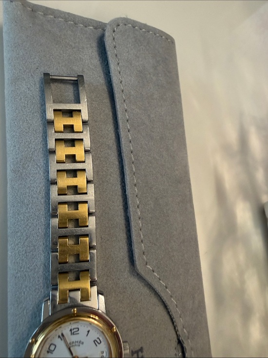 Hermes Two-tone Silver and Gold  Bracelet Watch main image 9
